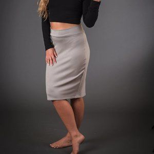 Organic Pencil Skirt - Made in Canada